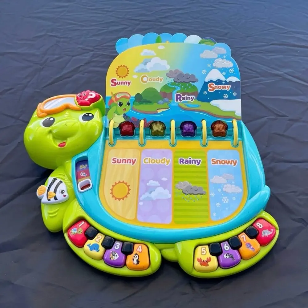 VTech Touch & Teach Sea Turtle Interactive Learning Toy Book Toddler 12-36M